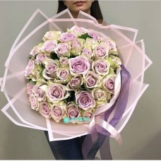 Букет фиолетовых Роз "Леди Ди"