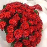 51 Роза "Красный жемчуг любви"