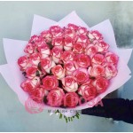 51 бело розовая Роза "Натали"