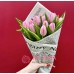 9 Тюльпанов розовых