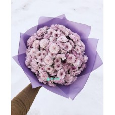 Букет розовых Хризантем