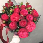 Букет пионовидных Роз "Малинки"