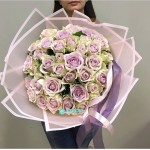 Букет фиолетовых Роз "Леди Ди"