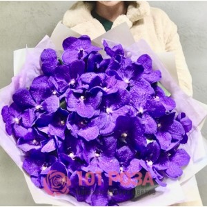 Букет фиолетовые Орхидеи 