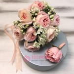 Букет невесты из пионовидных Роз №10