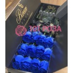 Синие Розы в коробке "Синева"
