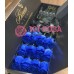 Синие Розы в  коробке