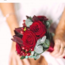 Букет невесты из красных Роз №8