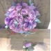 Букет невесты из фиолетовых Роз 