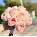 Букет невесты из розовых пионовидных Роз 