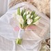 Букет невесты из белых Тюльпанов 