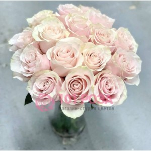 Букет невесты из нежно розовых Роз